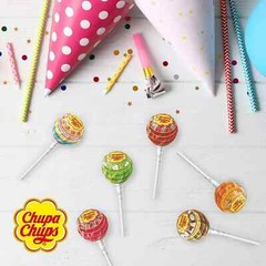 CHUPA CHUPS Lollipops, Assorted Flavors, Classic Vintage Bulk Candy (4 Pounds)