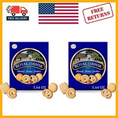 Delicious Danish Butter Cookies – 2 Pack, Perfect for Gifting and Any Occasion