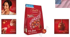 Luxurious LINDOR Milk Chocolate Truffles – Perfect 15.2 oz Gift for Any Occasion