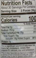 Sunkist Fruit Gems Soft Candy, Assorted Natural Flavors, 2-lb