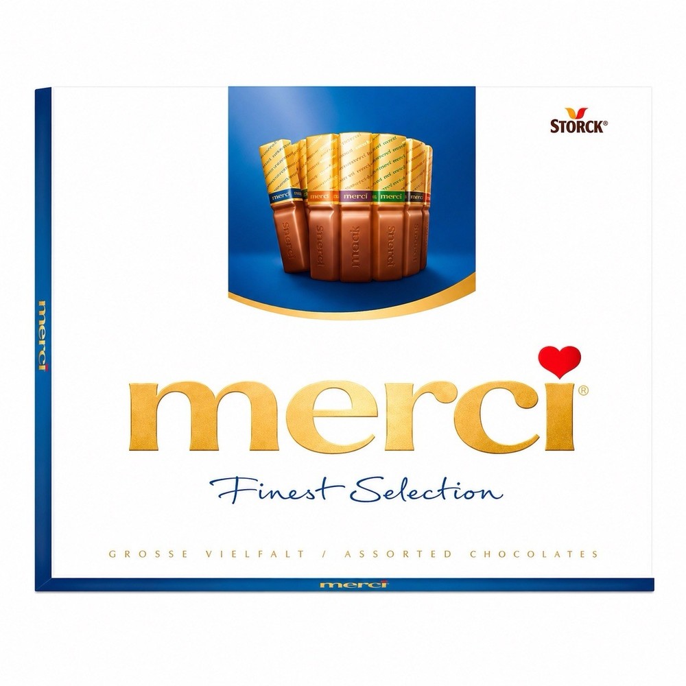 Merci Finest Selection Assorted European Chocolates Gift Box German Import 09/26