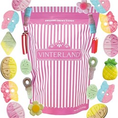 VINTERLAND Swedish Candy Mix 1.2 Pounds Bubs Big Ovals & Big Swedish Candy …