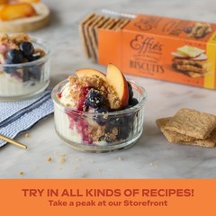 Effie’s Biscuits 6 Pack – Incredibly Versatile Crisp Buttery Toasted Oat Cakes