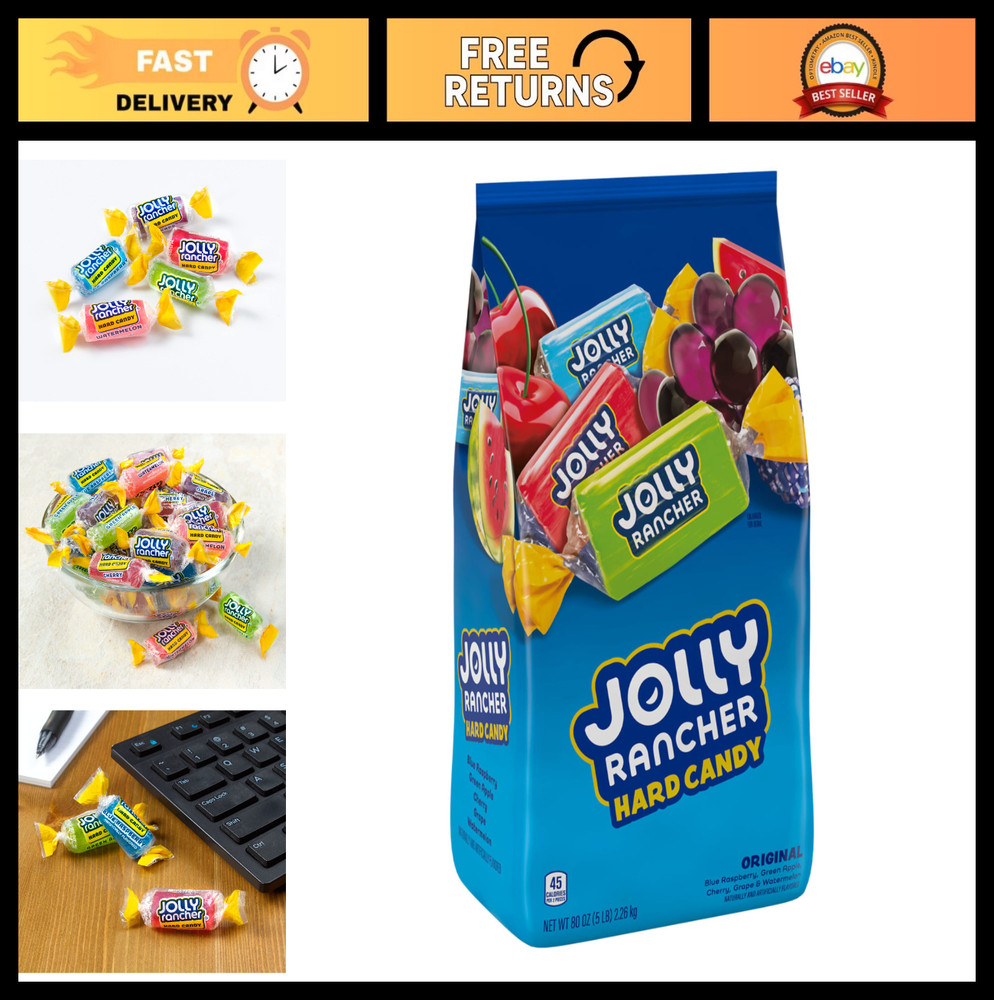 Assorted Fruit Flavored Hard Candy Bulk Bag – 5 lb Sweet Treats for Parties