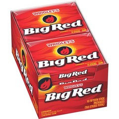 WRIGLEY’S BIG RED Cinnamon Chewing Gum Bulk Pack, 15 Count(Pack of 10)