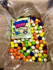Dubble Bubble Tropical Fruit Gumballs 1 Inch Candy Vending Machine 1LB 3LB 5LB