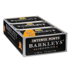 Vintage Style Reusable Mint Tins Filled with Sweet Licorice Treats – 6 Pack