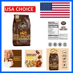 Coffee Delight Hard Candy, Coffee-Flavored Candy, 150 Count, Bag Pack of 1