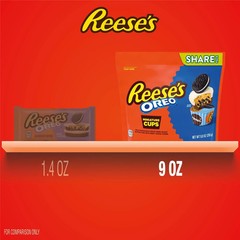 Reese’s Oreo Miniatures Milk Chocolate & White Peanut Butter Cup 9oz (Pack of 4)