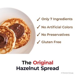 Nutella Hazelnut Spread With Cocoa For Breakfast, 26 Oz or 35.3 Oz Jar