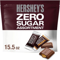 Hershey’s Zero Sugar Assorted Chocolate Candy, Bag 15.5 oz – Pack of 2