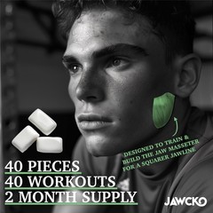 Watermelon Jawline Chewing Gum | 40 Pieces | Sculpt Tone Jaw