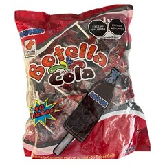 Botella Cola Flavor Paletas Mexican Hard Candy LolliPops 40 Pieces ALVHER