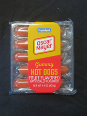 (1) Pack Of Frankford Oscar Mayer Gummy Hot Dogs Fruit Flavored 4.4 Oz