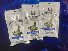 Smith Bros. Throat Drops, Black Licorice – **3 BAGS** 90 DROPS!! Free Shipping!