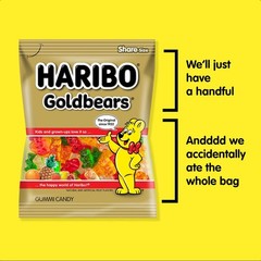 Haribo Gold Bears 5oz Bag No Size, Multicolor
