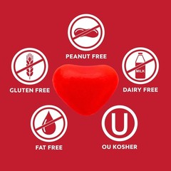 Jelly Belly CINNAMON LOVERS Heart Shaped Jelly Beans Candy LOT of 3 Gluten Free