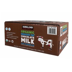KIRKLAND SIGNATURE ORG CHOCOLATE MILK 24/8.25 OZ