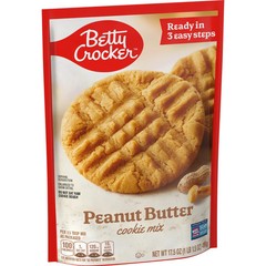 BETTER CROCKER PEANUT BUTTER COOKIE MIX 17.5oz POUCH – PACK OF 3