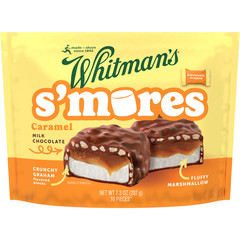 WHITMAN’S S’Mores Caramel Milk Chocolate Candy, Bag 7.3. oz 10 pieces