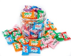 Zotz Fizzy Sour Candy, 7 Assorted Fruit Flavors Bulk Retro Hard Candy (2 Pounds)