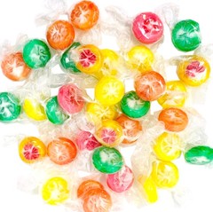 SweetGourmet Assorted Citrus Slices Wrapped Hard Candy Wrapped |