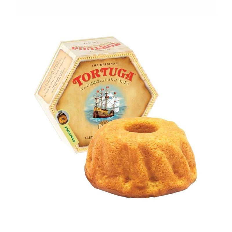 TORTUGA Caribbean Pineapple Rum Cake – 16oz Rum Cake