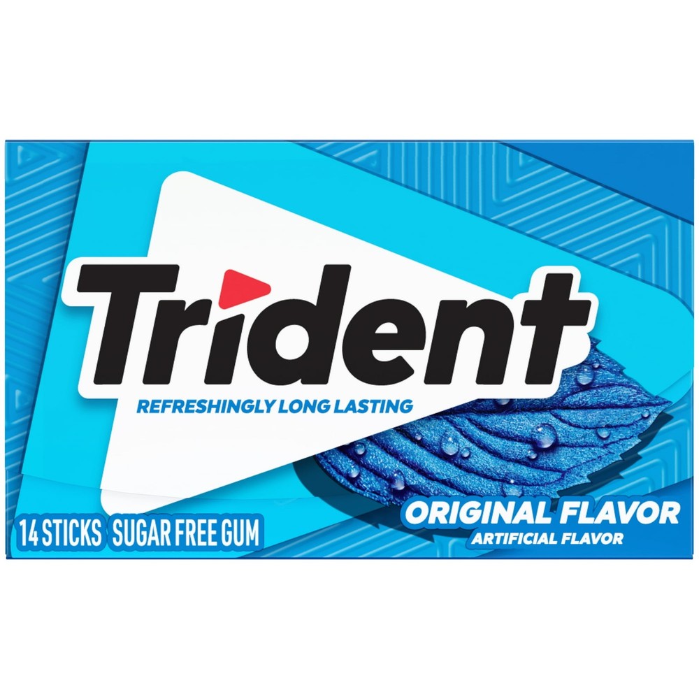 Trident Chewing Gum, Original, 14.0 ea 2pk