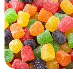 Gum Drops – 2 Pound Bulk Pack – Jelly Candy – Assorted Fruit Flavors – Christ…