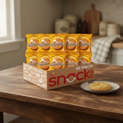 Delicious Peanut Butter Cookies in 10 Portion-Controlled Packs – Perfect Snack
