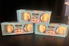 7 Packs PEEPS Flavor Party Cakes Marshmallow Chicks 🐥 5 Per Pack