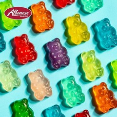Candy, Wild Cherry Gummi Bears, 5-pound Bag
