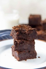Homemade double Fudge Brownies