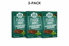 Fudge Mint Cookies 3-Pack Bundle – Chocolate Mint Thin Crispy Cookies, Oven Ba