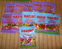 11- 4oz Share Size Bags Haribo Easter/Spring Gummy Chicks & Bunnies NEW