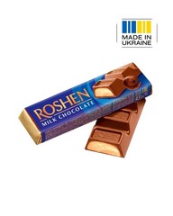 4/8/30 Packs ROSHEN Milk Chocolate Bar with Creme Brulee Filling 43g Ukrainian