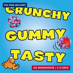 Nerds, Gummy Clusters Candy, Very Berry, Crunchy and Gummy, 3 Ounce
