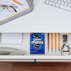 OREO Minis Chocolate Sandwich Cookies, 12-3 oz 3 Ounce (Pack of 12), brown