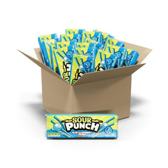 Strawberry Sour Straws 2Oz Tray (Pack of 24)