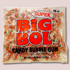 Super Size Big Bol Candy Bubble Gum 48 Ct