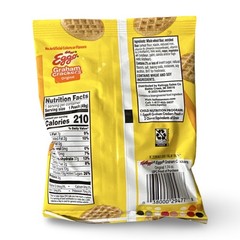 Eggo Waffle Shaped Graham Crackers, School Approved Smart Snacks, Original Flavo