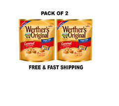 Werther’s Original Hard Sugar Free Caramel Candy, 7.7 oz PACK OF 2