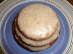 FESTIVE HOMEMADE EGGNOG CAKE WITH EGGNOG SUGAR GLAZE WITH CHOICES