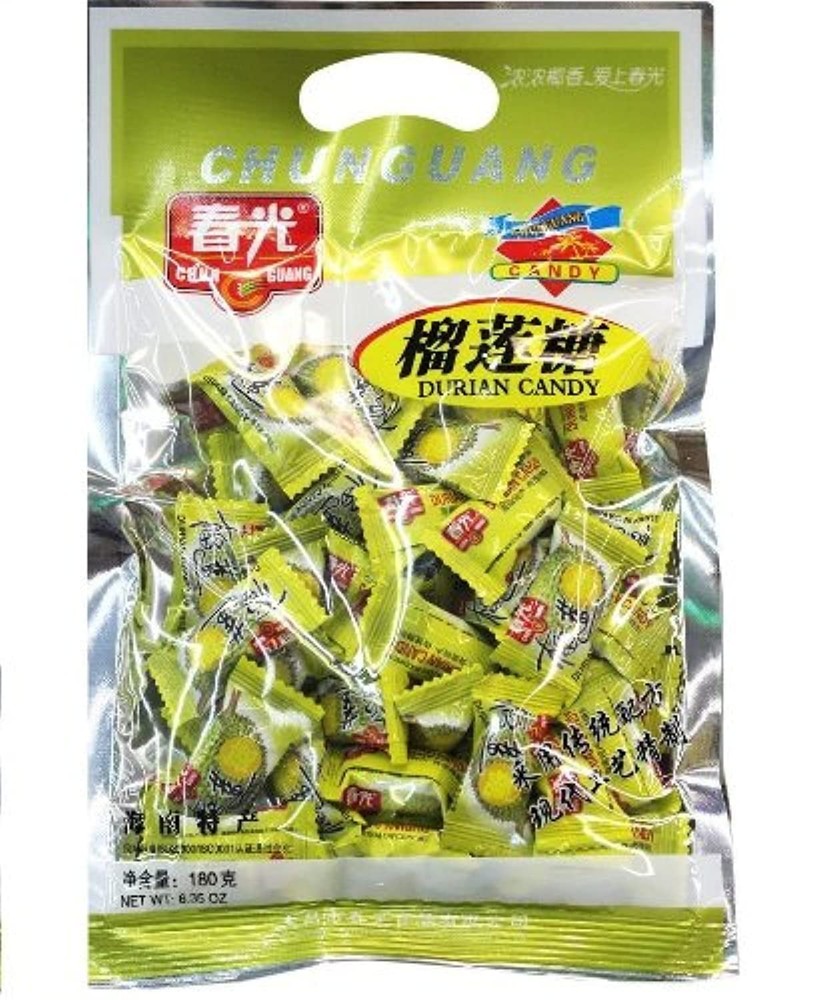 Durian Candy – 6.34 oz / 180 g – Product of China Ounce (Pack 1)