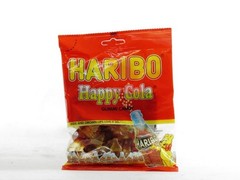 4 HARIBO Happy Cola Gummi Candy 4 oz Chewy Soda Flavored Kids Snack Treats