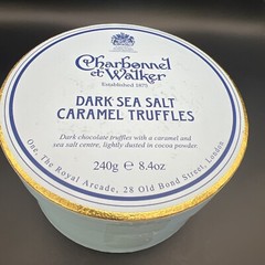 Charbonnel Et Walker Dark Sea Salt Caramel Truffles 8.4 Oz/240g NEW SEALED