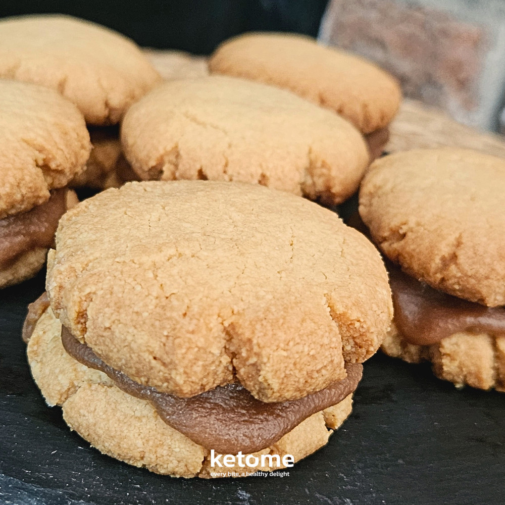 KETO CARAMEL Cookies Homemade – Low-Carb, Sugar-Free & Gluten-Free