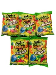 (5) Bags Sour Patch Kids Chews – 5.12oz Each, BB 09/26