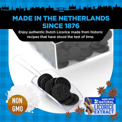 Gustaf’S Salted Dutch Licorice Coins – 5.2Oz Bag – Salted Black Licorice Coins –