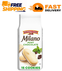 Pepperidge Farm Milano Mint Chocolate Cookies, 7 OZ Bag (15 Cookies)